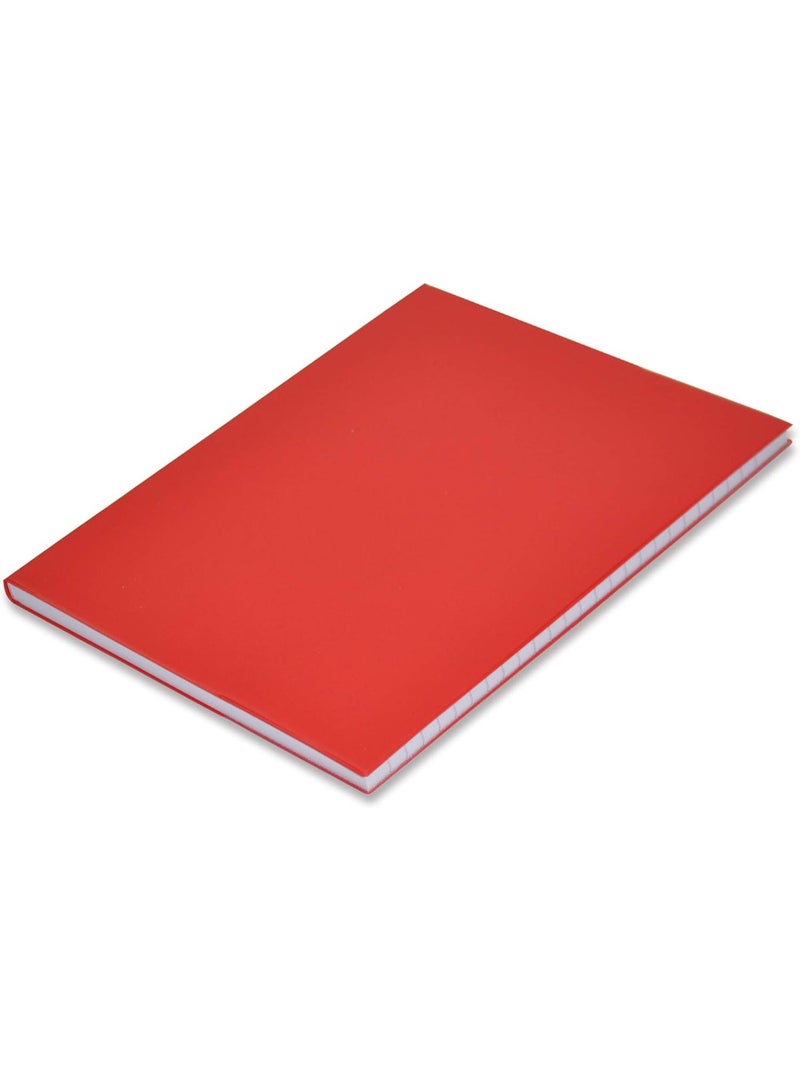FIS PVC Cover Notebook, 9x7in, 2-Quires Red - FSNB9x72QPVCRE (5-Pieces) - Image 2